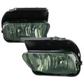 2002-2007 Chevrolet Silverado/Avalanche H10 Fog Lights Wiring Kit (Chrome Housing/Smoked Lens)