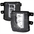 2016-2018 Chevrolet Silverado 1500 LED Fog Lights Kit (Chrome Housing/Clear Lens)