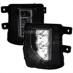2016-2018 Chevrolet Silverado 1500 LED Fog Lights Kit (Chrome Housing/Smoked Lens)