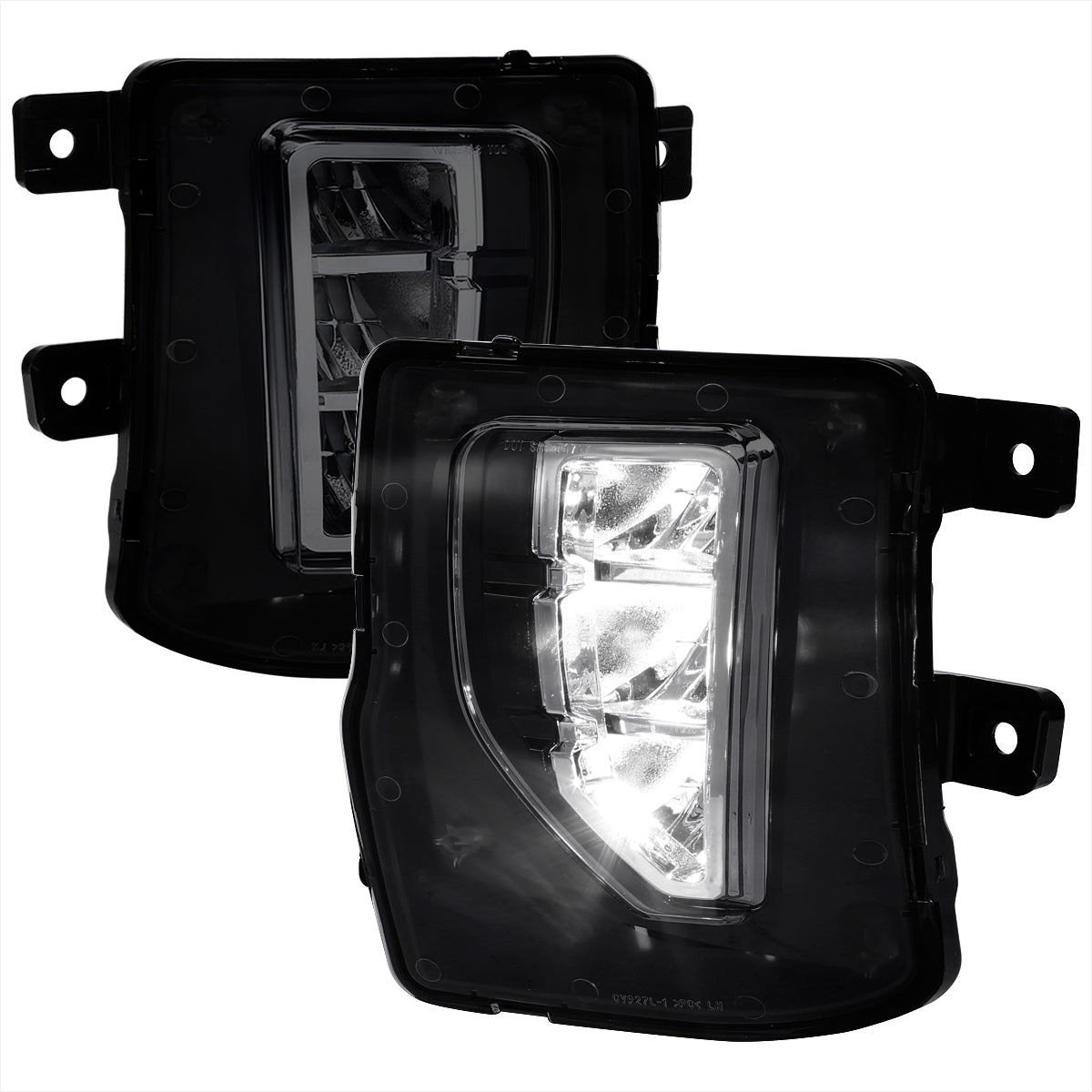 2016-2018 Chevrolet Silverado 1500 LED Fog Lights Kit (Chrome Housing/Smoked Lens)