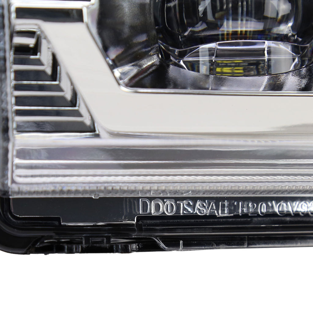 2019-2022 Chevrolet Silverado 1500 LED Fog Lights Kit (Chrome Housing/Clear Lens)