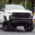 2019-2022 Chevrolet Silverado 1500/2020-2022 Silverado 2500HD/3500HD LED Fog Lights Kit (Matte Black Housing/Clear Lens)