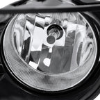 2008-2017 Toyota Sequoia H10 Fog Lights w/ Switch & Wiring Harness (Chrome Housing/Clear Lens)