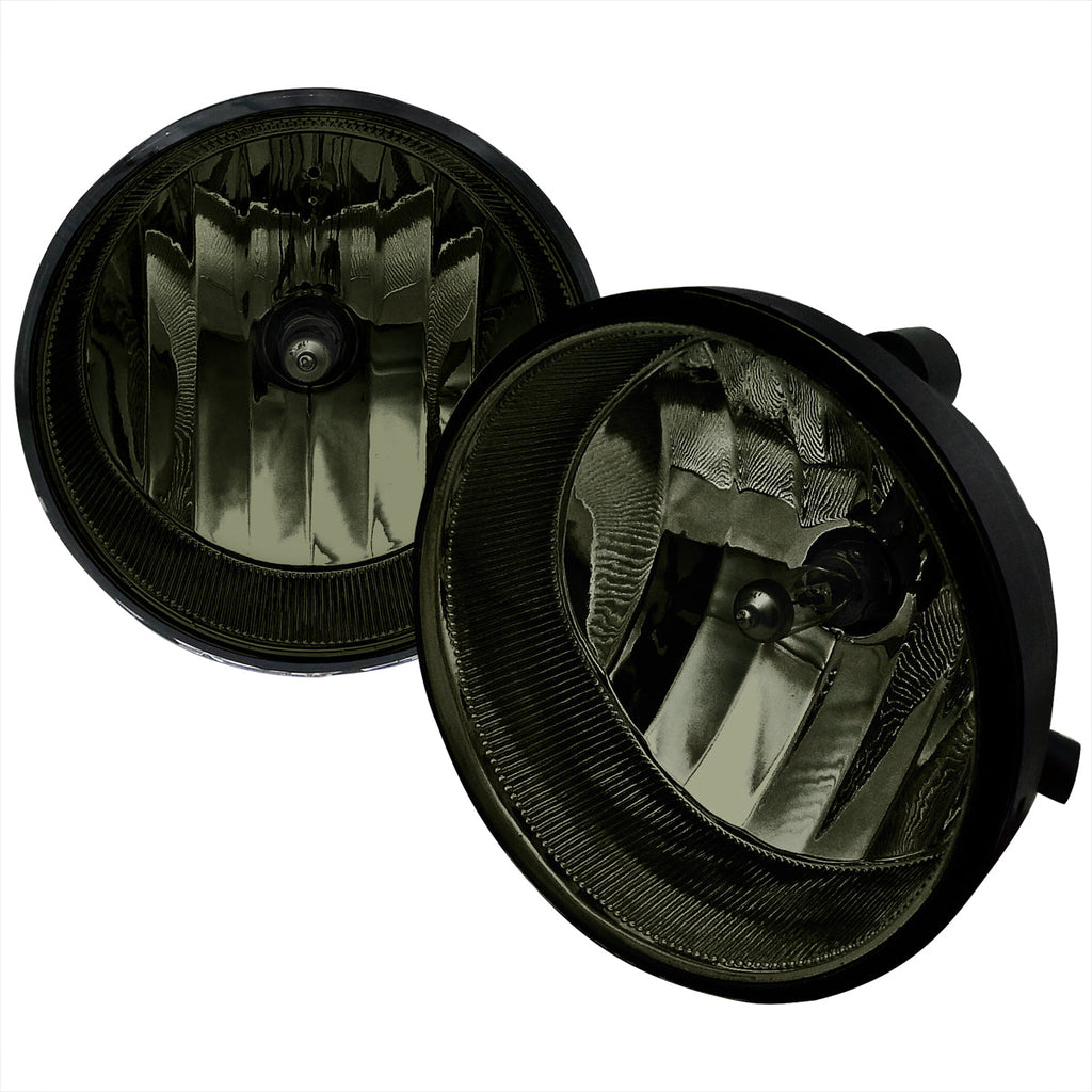 2004-2016 Toyota Sequoia/Tundra/Tacoma/Solara H10 Fog Lights Kit (Chrome Housing/Smoked Lens)