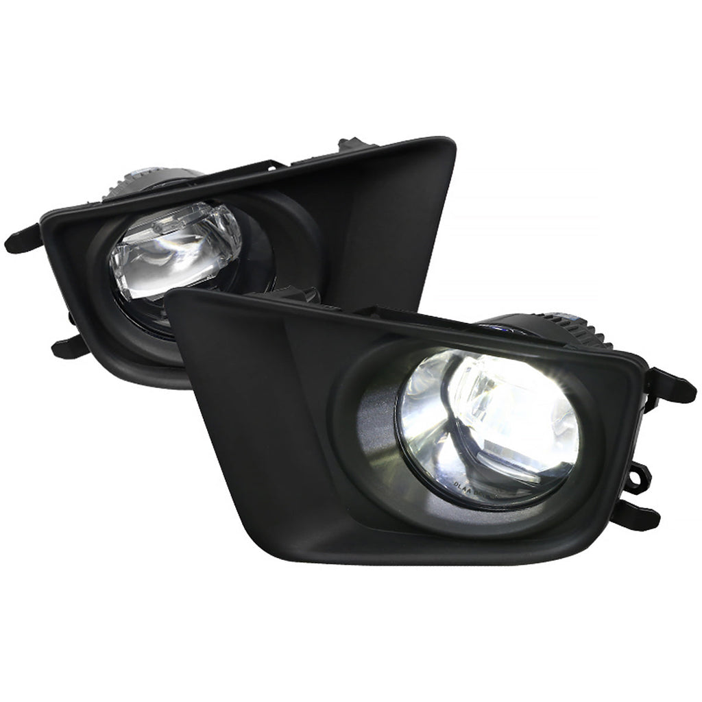 2012-2015 Toyota Tacoma SMD LED Projector Fog Lights Kit (Chrome Housing/Clear Lens0