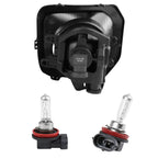 2016-2022 Toyota Tacoma H16 Black Cover Fog Lights Kit (Chrome Housing/Clear Lens)