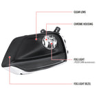 2017-2019 Chevrolet Trax PS24W Fog Lights Kit (Chrome Housing/Clear Lens)