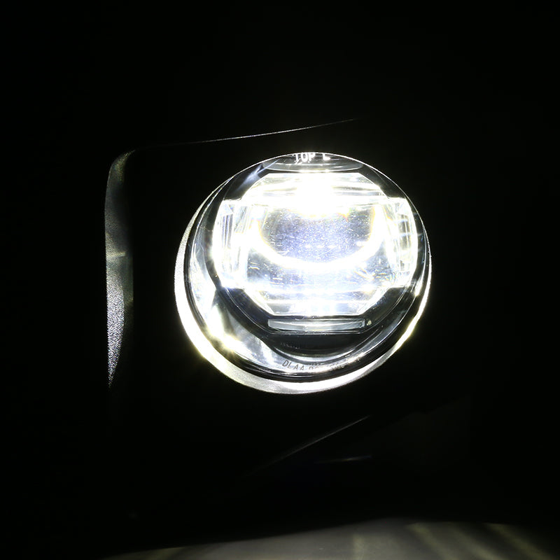 2014-2018 Toyota Tundra SMD LED Projector Fog Lights Kit (Chrome Housing/Clear Lens)