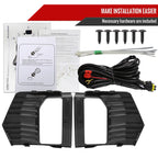 2021-2023 GMC Yukon/Yukon XL LED Fog Lights Kit (Chrome Housing/Clear Lens)