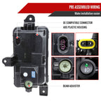 2021-2023 GMC Yukon/Yukon XL LED Fog Lights Kit (Chrome Housing/Clear Lens)