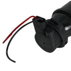 Universal 12V/55W H3 Projector Fog Lights Kit w/ Mounting Brackets (Black Metal Housing/Glass Lens)