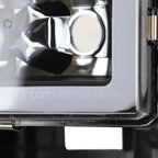 1988-1998 Chevrolet C/K C10/Tahoe/Suburban/Silverado GMC Sierra/Yukon/Suburban LED Bar Crystal Headlights (Matte Black Housing/Clear Lens)