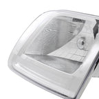 1997-2004 Ford F-150/Expedition Factory Style Crystal Headlights (Chrome Housing/Clear Lens)