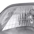 1997-2004 Ford F-150/Expedition Factory Style Headlights w/ SMD LED Light Strip (Chrome Housing/Clear Lens)