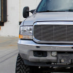 1999-2004 Ford F-250/F-350/F-450/F-550/Excursion Factory style Headlights (Chrome Housing/Clear Lens)