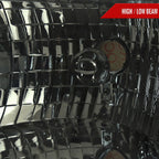 1993-1998 Jeep Grand Cherokee Factory Style Headlights (Chrome Housing/Smoked Lens)