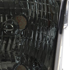 1993-1998 Jeep Grand Cherokee Factory Style Headlights (Chrome Housing/Smoked Lens)