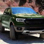 2019-2023 Ford Ranger XL XLT Factory Style Replacement Headlights with LED Bar Turn Signal (Chrome Housing / Clear Lens)
