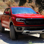 2019-2023 Ford Ranger XL XLT Factory Style Replacement Headlights with LED Bar Turn Signal (Matte Black Housing/Clear Lens)