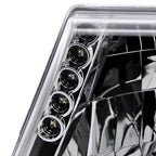 1998-2000 Ford Ranger Factory Style Headlights (Chrome Housing/Clear Lens)