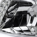 1998-2000 Ford Ranger Factory Style Headlights (Chrome Housing/Clear Lens)