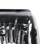 1998-2000 Ford Ranger Factory Style Crystal Headlights (Matte Black Housing/Clear Lens)