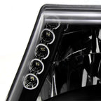 1998-2000 Ford Ranger Factory Style Headlights (Matte Black Housing/Clear Lens)