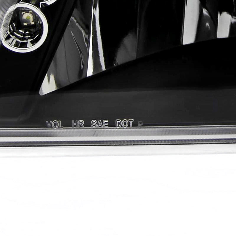 1998-2000 Ford Ranger Factory Style Headlights (Matte Black Housing/Clear Lens)