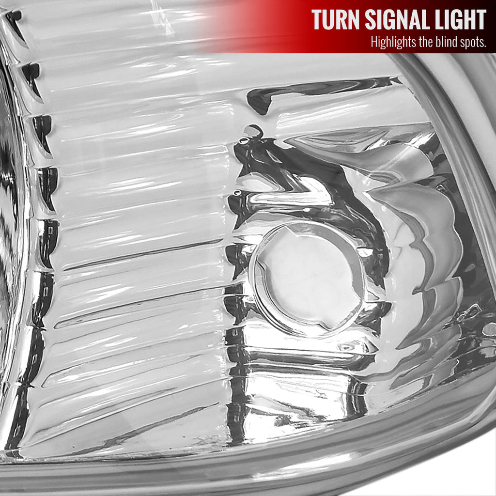 1998-2004 Chevrolet S10/Blazer Factory Style Headlights (Chrome Housing/Clear Lens)