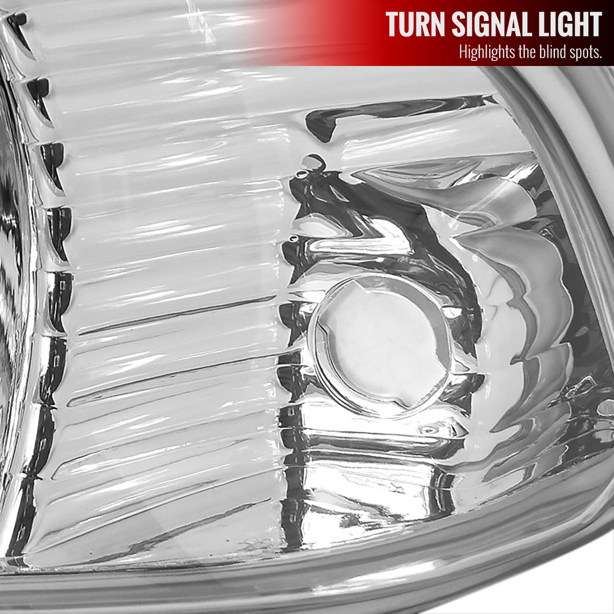 1998-2004 Chevrolet S10/Blazer Factory Style Headlights (Chrome Housing/Clear Lens)