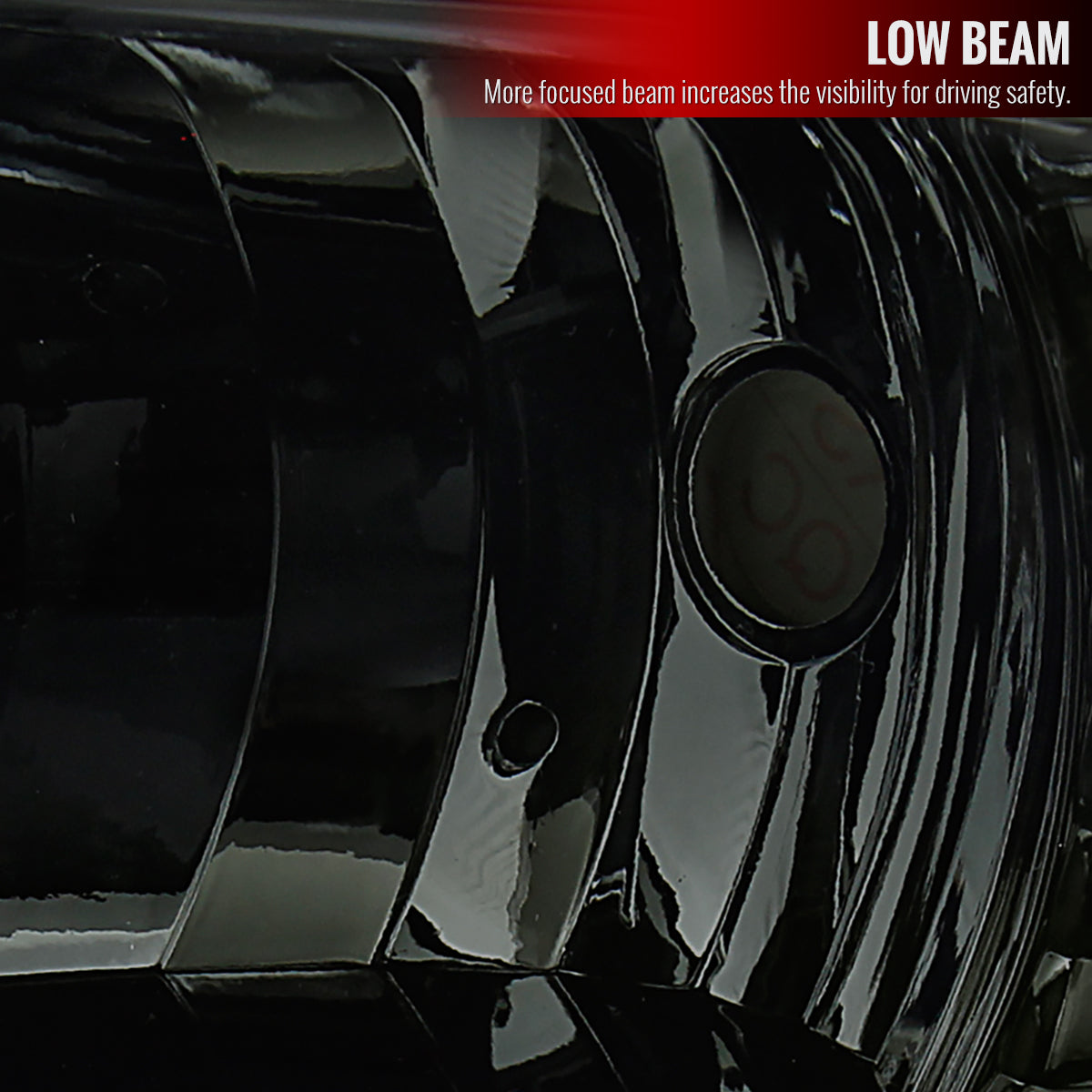1998-2004 Chevrolet S10/Blazer Factory Style Headlights (Chrome Housing/Smoked Lens)