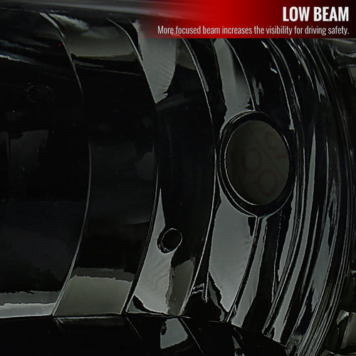 1998-2004 Chevrolet S10/Blazer Factory Style Headlights (Chrome Housing/Smoked Lens)