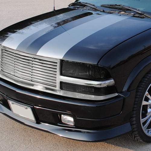 1998-2004 Chevrolet S10/Blazer Factory Style Headlights (Chrome Housing/Smoked Lens)