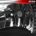 1998-2004 Chevrolet S10/Blazer Factory Style Headlights (Matte Black Housing/Clear Lens)