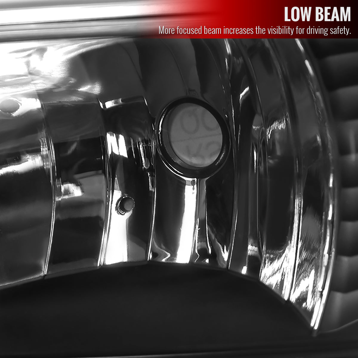 1998-2004 Chevrolet S10/Blazer Factory Style Headlights (Matte Black Housing/Clear Lens)