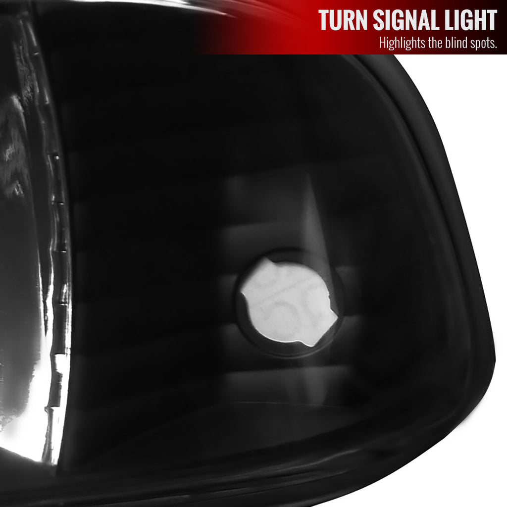 1998-2004 Chevrolet S10/Blazer Factory Style Headlights (Matte Black Housing/Clear Lens)