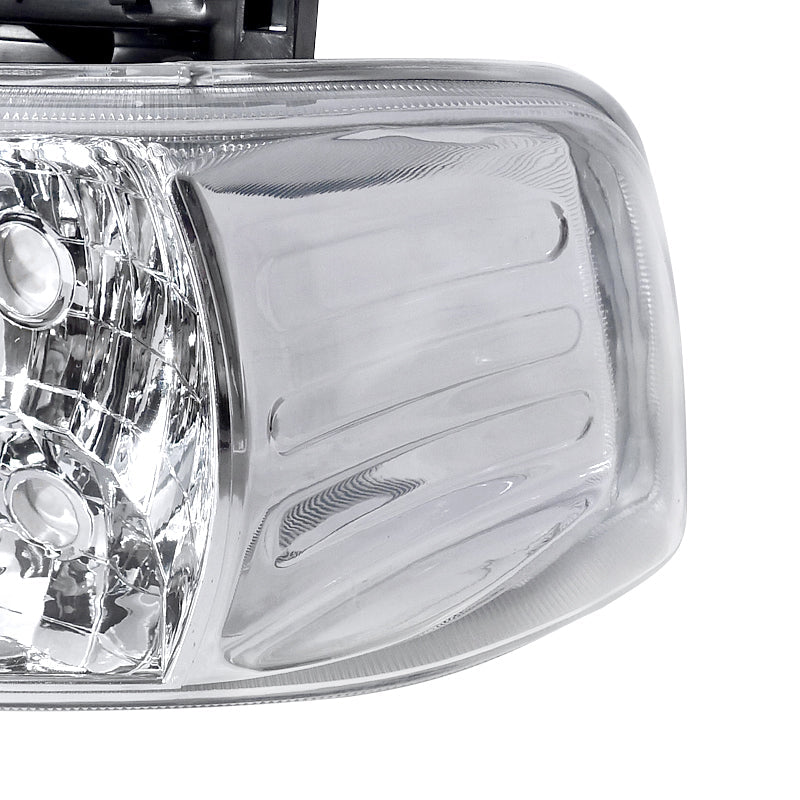 1999-2006 Chevrolet Silverado/Tahoe/Suburban Factory Style Headlights (Chrome Housing/Clear Lens)