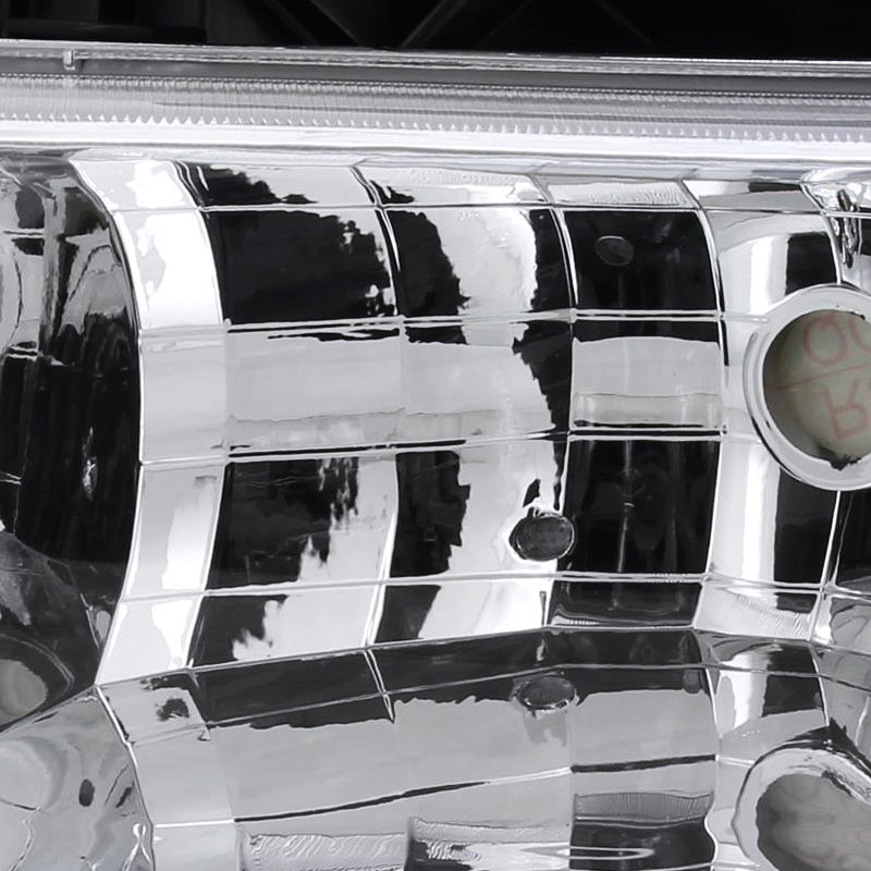 1999-2006 Chevrolet Silverado/Tahoe/Suburban Factory Style Headlights (Chrome Housing/Clear Lens)