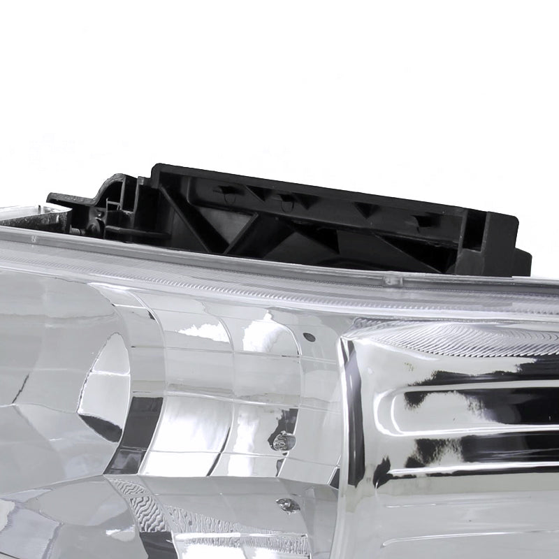 1999-2006 Chevrolet Silverado/Tahoe/Suburban Factory Style Headlights (Chrome Housing/Clear Lens)