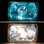 Universal 4"x6" H4 Projector Headlights (Chrome Housing/Glass Lens)