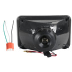Universal 4"x6" H4 Projector Headlights (Chrome Housing/Glass Lens)
