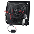 1997-2001 Jeep Cherokee Halo Projector Headlights w/ SMD LED Light Strip (Chrome Housing/Smoked Lens)