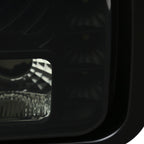 1997-2001 Jeep Cherokee Halo Projector Headlights w/ SMD LED Light Strip (Black Housing/Smoked Lens)