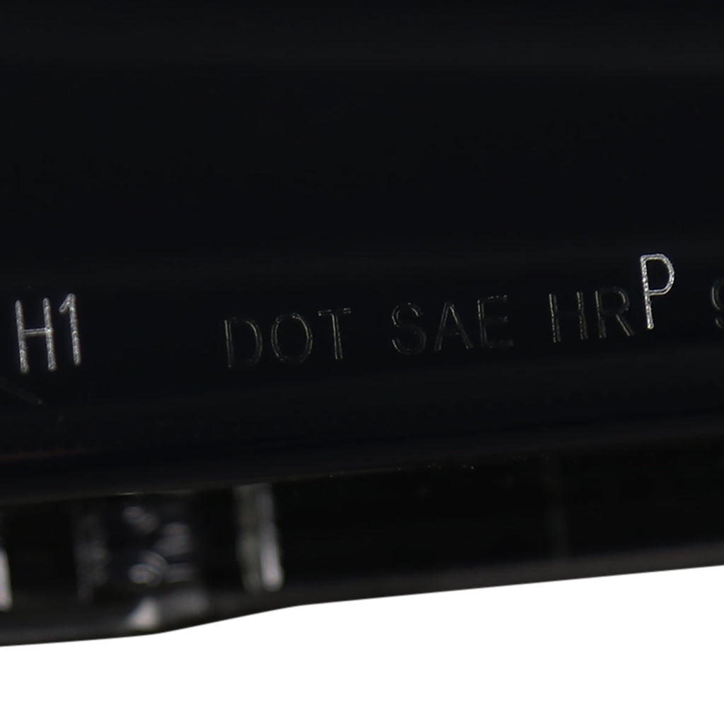 1999-2004 Ford F-250/F-350/F-450/F-550/Excursion Projector Headlights w/ SMD LED Light Strip (Black Housing/Smoked Lens)