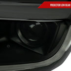 2019-2022 Ford Ranger Switchback Sequential LED Bar Projector Headlights (Matte Black Housing/Smoked Lens)