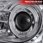 1998-2000 Ford Ranger Halo Projector Headlights (Chrome Housing/Clear Lens)