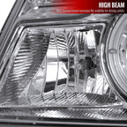 1998-2000 Ford Ranger Halo Projector Headlights (Chrome Housing/Clear Lens)