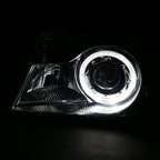 1998-2000 Ford Ranger Halo Projector Headlights (Chrome Housing/Smoked Lens)