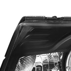 1998-2000 Ford Ranger Halo Projector Headlights (Matte Black Housing/Clear Lens)