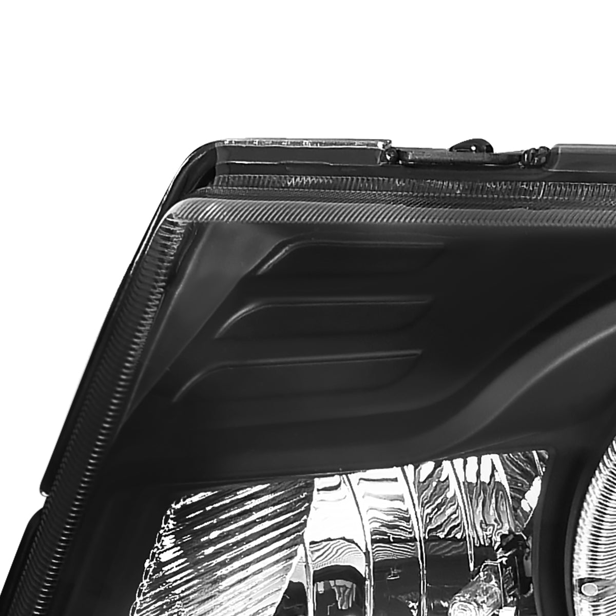 1998-2000 Ford Ranger Halo Projector Headlights (Matte Black Housing/Clear Lens)